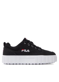 Sneakersy Fila Sandblast C Wmn FFW0062.80010 Czarny ze sklepu eobuwie.pl w kategorii Trampki damskie - zdjęcie 185800594