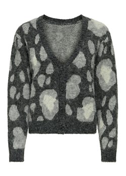 ONLY Kardigan Edelie 15353090 Szary Regular Fit ze sklepu MODIVO w kategorii Swetry damskie - zdjęcie 185800850