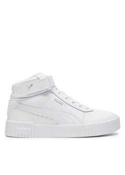 Puma Sneakersy Carina Mid Jr 38737602 Biały ze sklepu MODIVO w kategorii Trampki dziecięce - zdjęcie 185800860