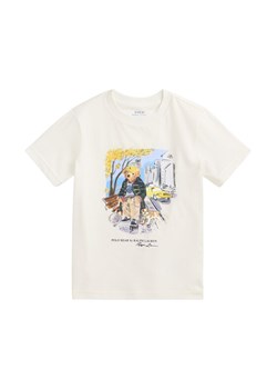 Polo Ralph Lauren T-Shirt 322979493001 Écru Regular Fit ze sklepu MODIVO w kategorii T-shirty chłopięce - zdjęcie 185800880