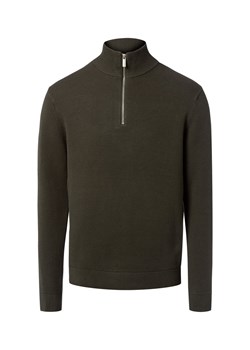 Selected Troyer - SLHDane Mężczyźni Bawełna jodłowy jednolity ze sklepu vangraaf w kategorii Swetry męskie - zdjęcie 185801242