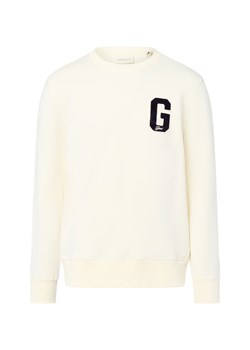 Gant Bluza męska - G Badge Mężczyźni Bawełna écru jednolity ze sklepu vangraaf w kategorii Bluzy męskie - zdjęcie 185801254