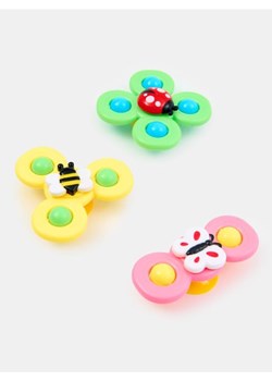 Sinsay - Zabawka - Kręcące grzechotki z przyssawką 3 pack - wielobarwny ze sklepu Sinsay w kategorii Zabawki - zdjęcie 185803982