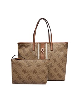 Torebka Guess Erenia HWSO78 38240 Brązowy ze sklepu eobuwie.pl w kategorii Torby Shopper bag - zdjęcie 185804324