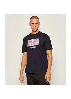 Napapijri T-shirt S-DRAPEAU SS | Relaxed fit ze sklepu Gomez Fashion Store w kategorii T-shirty męskie - zdjęcie 185806274