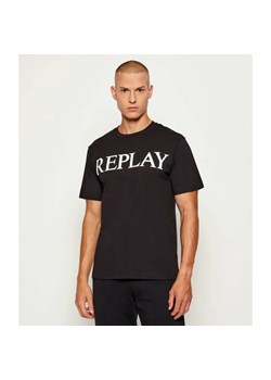 Replay T-shirt | Regular Fit ze sklepu Gomez Fashion Store w kategorii T-shirty męskie - zdjęcie 185806314