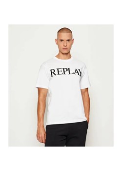 Replay T-shirt | Regular Fit ze sklepu Gomez Fashion Store w kategorii T-shirty męskie - zdjęcie 185806352