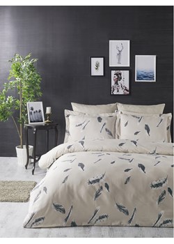 Colorful Cotton Komplet pościeli renforcé &quot;Feather&quot; w kolorze beżowym ze sklepu Limango Polska w kategorii Pościele - zdjęcie 185807563