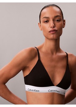 Calvin Klein Biustonosz damski - usztywniany Kobiety Bawełna czarny jednolity ze sklepu vangraaf w kategorii Biustonosze - zdjęcie 185809160