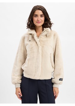 Rino & Pelle Damska kurtka ze sztucznego futra - Ambra Kobiety écru jednolity ze sklepu vangraaf w kategorii Kurtki damskie - zdjęcie 185809161