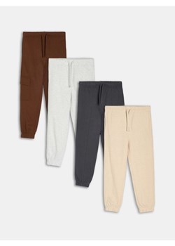 Sinsay - Spodnie 4 pack - brązowy ze sklepu Sinsay w kategorii Spodnie chłopięce - zdjęcie 185811702