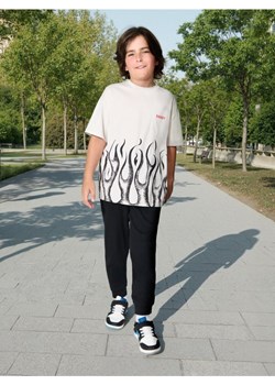 Sinsay - Koszulka z nadrukiem - szary ze sklepu Sinsay w kategorii T-shirty chłopięce - zdjęcie 185811783