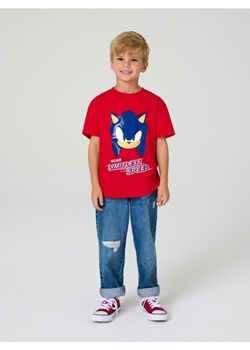 Sinsay - Koszulka z aplikacją Sonic the Hedgehog: Modern - czerwony ze sklepu Sinsay w kategorii T-shirty chłopięce - zdjęcie 185811922