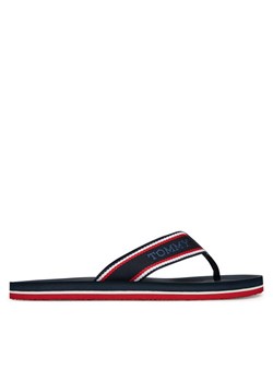 Japonki Tommy Hilfiger Comfort Hilfiger Beach Sandal FM0FM05510 Granatowy ze sklepu eobuwie.pl w kategorii Klapki męskie - zdjęcie 185813081