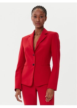 HUGO Marynarka Agonia-1 50539976 Czerwony Slim Fit ze sklepu MODIVO w kategorii Marynarki damskie - zdjęcie 185813571