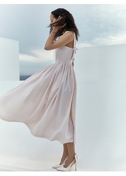 Reserved - Buty na obcasie z kokardą - kremowy ze sklepu Reserved w kategorii Czółenka - zdjęcie 185814440