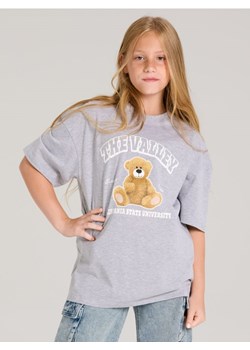 Sinsay - Koszulka z nadrukiem - szary ze sklepu Sinsay w kategorii Bluzki dziewczęce - zdjęcie 185815430