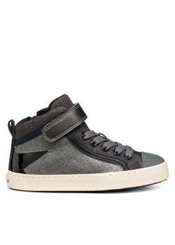 Sneakersy Geox J Kalispera J944GM 0NFGN C1048 D Szary ze sklepu eobuwie.pl w kategorii Buty sportowe dziecięce - zdjęcie 185819481