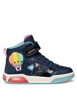 Sneakersy Geox J Inek J56ASA 0BCKC C4358 S Granatowy ze sklepu eobuwie.pl w kategorii Buty sportowe dziecięce - zdjęcie 185819564