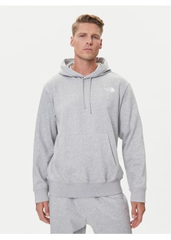 The North Face Bluza Essential NF0A89ES Szary Regular Fit ze sklepu MODIVO w kategorii Bluzy męskie - zdjęcie 185820444