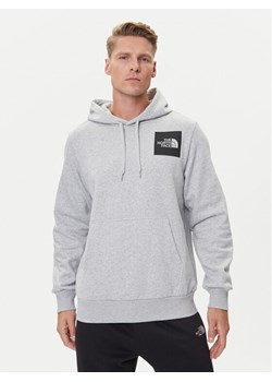 The North Face Bluza Fine NF0A89EU Szary Regular Fit ze sklepu MODIVO w kategorii Bluzy męskie - zdjęcie 185820471