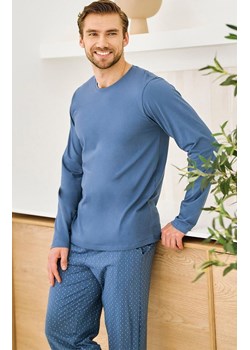 Bawełniana piżama męska jeans Lorenzo 3474, Kolor jeans-wzór, Rozmiar XXL, Taro ze sklepu Primodo w kategorii Piżamy męskie - zdjęcie 185821674