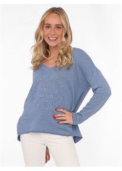 Zwillingsherz Bluza w kolorze błękitnym ze sklepu Limango Polska w kategorii Bluzy damskie - zdjęcie 185821802