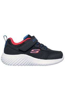 Buty dziecięce Skechers Bounder Techrox 403906NBLK - granatowe ze sklepu streetstyle24.pl w kategorii Buty sportowe dziecięce - zdjęcie 185821980