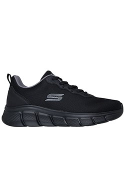 Buty męskie Skechers Bobs Sport B Flex Icy Edge 118109BBK - czarne ze sklepu streetstyle24.pl w kategorii Buty sportowe męskie - zdjęcie 185821981