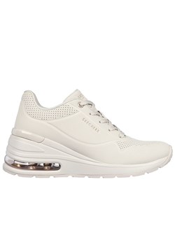 Buty damskie Skechers Million Air Elevated 155401OFWT - białe ze sklepu streetstyle24.pl w kategorii Buty sportowe damskie - zdjęcie 185821982