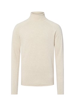 Nils Sundström Męski sweter z dzianiny - Stockholm Mężczyźni Bawełna écru wypukły wzór tkaniny ze sklepu vangraaf w kategorii Swetry męskie - zdjęcie 185826373