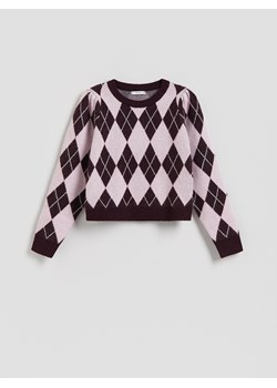 Reserved - Sweter w romby - wielobarwny ze sklepu Reserved w kategorii Swetry damskie - zdjęcie 185826733