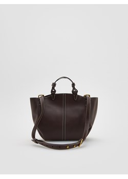 Reserved - Torebka shopper - ciemnobrązowy ze sklepu Reserved w kategorii Torebki damskie - zdjęcie 185826892