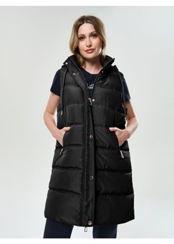 Sinsay - Kamizelka puffer z kapturem - czarny ze sklepu Sinsay w kategorii Kamizelki damskie - zdjęcie 185828161