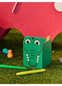 Sinsay - Organizer biurowy na długopisy z motywem krokodyla - zielony ze sklepu Sinsay w kategorii Zabawki - zdjęcie 185828174