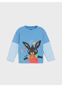 Sinsay - Koszulka z długimi rękawami Bing - niebieski ze sklepu Sinsay w kategorii T-shirty chłopięce - zdjęcie 185828192