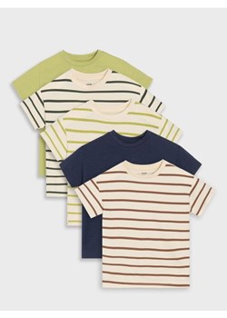 Sinsay - Koszulki 5 pack - zielony ze sklepu Sinsay w kategorii T-shirty chłopięce - zdjęcie 185828223
