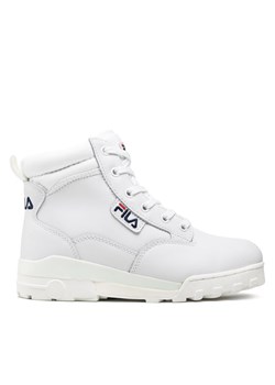 Trapery Fila Grunge II L Mid Wmn FFW0216.10004 Biały ze sklepu eobuwie.pl w kategorii Botki - zdjęcie 185828411