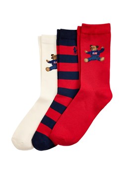 Zestaw 3 par wysokich skarpet dziecięcych Polo Ralph Lauren 448P03263001 Kolorowy ze sklepu eobuwie.pl w kategorii Skarpetki dziecięce - zdjęcie 185828440