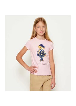 POLO RALPH LAUREN T-shirt Madison | Regular Fit ze sklepu Gomez Fashion Store w kategorii Bluzki dziewczęce - zdjęcie 185829554