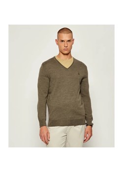 POLO RALPH LAUREN Wełniany sweter | Slim Fit - id: PR255M00004039P - marki Polo Ralph Lauren - 185829863 POLO RALPH LAUREN Wełniany sweter | Slim Fit ze sklepu Gomez Fashion Store w kategorii Swetry męskie - zdjęcie 185829863