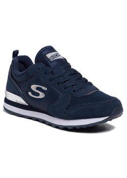 Sneakersy Skechers Goldn Gurl 111/NVY Granatowy ze sklepu eobuwie.pl w kategorii Buty sportowe damskie - zdjęcie 185833112