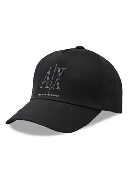 Czapka z daszkiem Armani Exchange 944208 3R131 00020 Czarny ze sklepu eobuwie.pl w kategorii Czapki z daszkiem damskie - zdjęcie 185833131