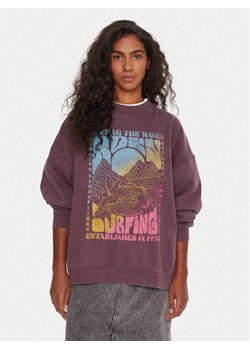 Roxy Bluza Lineup ERJFT05005 Fioletowy Oversize ze sklepu MODIVO w kategorii Bluzy damskie - zdjęcie 185833660