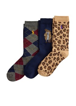 Polo Ralph Lauren Zestaw 3 par wysokich skarpet dziecięcych 448P03258001 Kolorowy ze sklepu MODIVO w kategorii Skarpetki dziecięce - zdjęcie 185833663