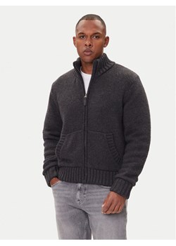 Guess Jeans Kardigan M5BR07 Z0662 Szary Regular Fit ze sklepu MODIVO w kategorii Swetry męskie - zdjęcie 185833702