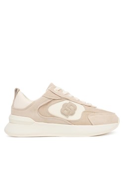 BOSS Sneakersy B Icon 50548288 Beżowy ze sklepu MODIVO w kategorii Buty sportowe damskie - zdjęcie 185833704
