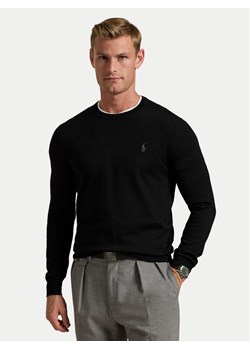 Polo Ralph Lauren Sweter 710946143004 Czarny Slim Fit ze sklepu MODIVO w kategorii Swetry męskie - zdjęcie 185833861