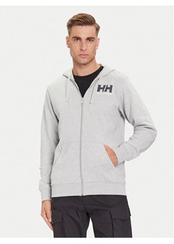 Helly Hansen Bluza HH Logo 54581 Szary Regular Fit ze sklepu MODIVO w kategorii Bluzy męskie - zdjęcie 185833971