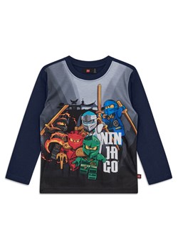 LEGO Bluzka 11010948 Granatowy Regular Fit ze sklepu MODIVO w kategorii T-shirty chłopięce - zdjęcie 185834060